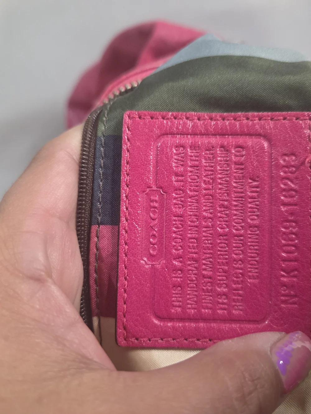 Coach pre owned